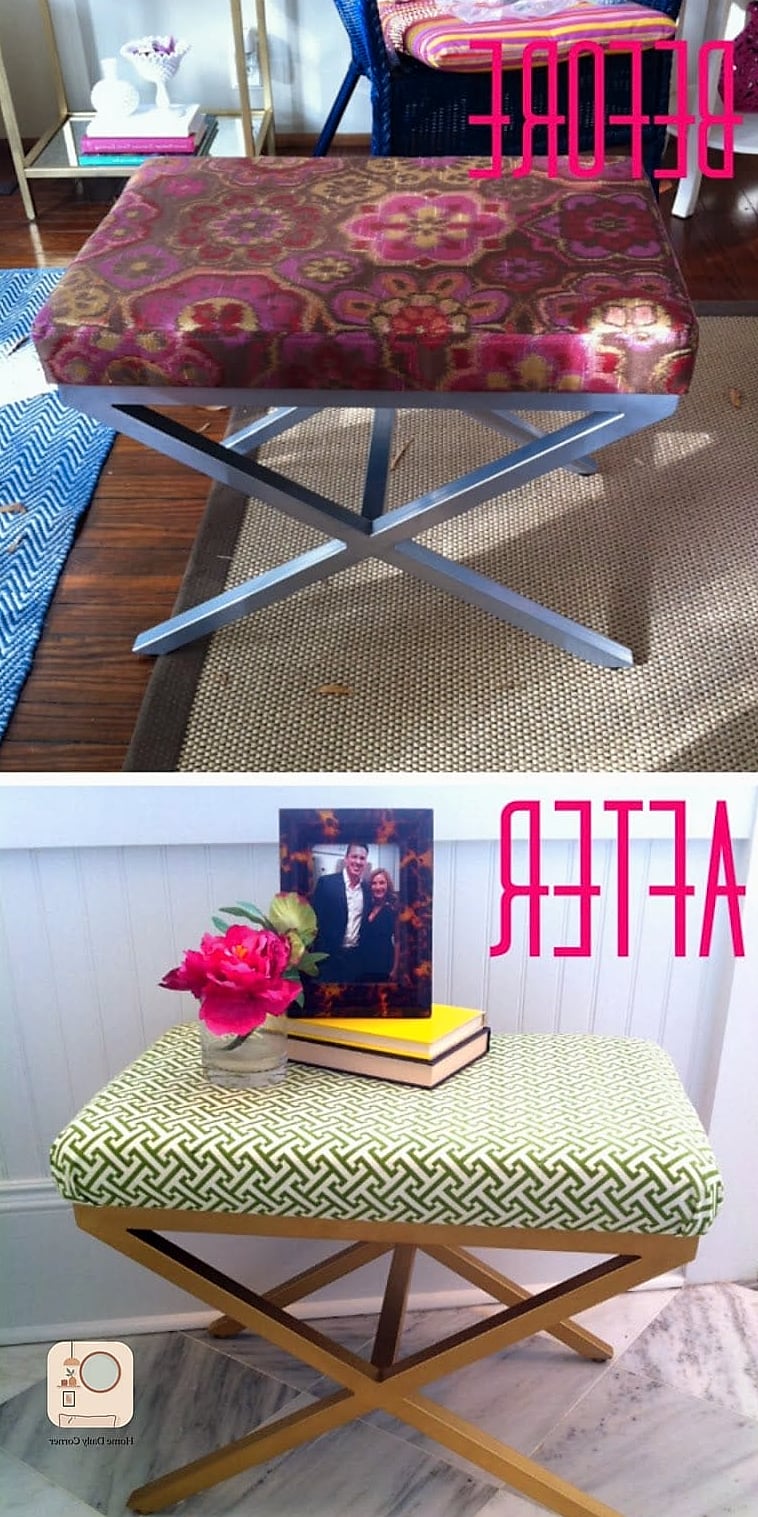 Add a Bench or Ottoman at the Foot of the Bed