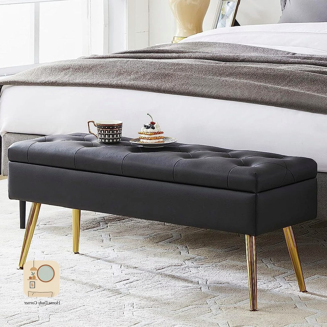 Add a Bench at the Foot of the Bed