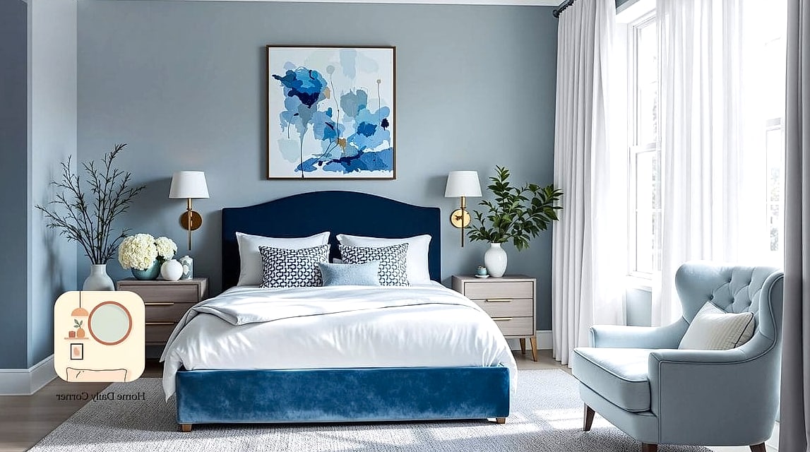 Add Blue Glass Decor