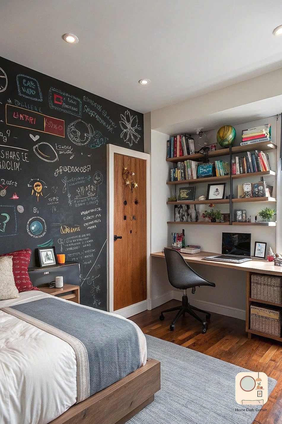 Add a Chalkboard or Whiteboard Wall