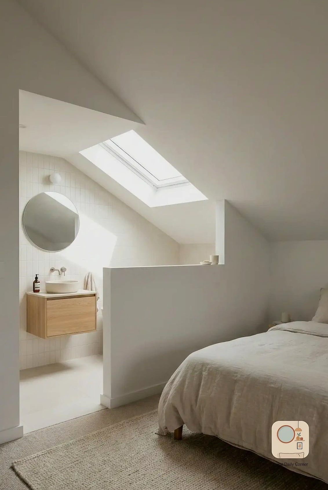 13 Attic Bedroom Ideas Designs That Maximize Style and Function 13 Add a Half-Wall or Curtain to Create a Dressing Area