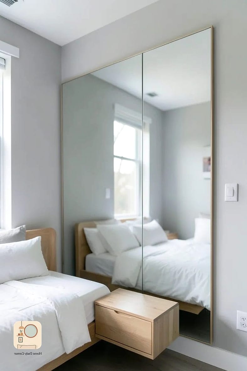 Add a Mirror Directly Across From the Window