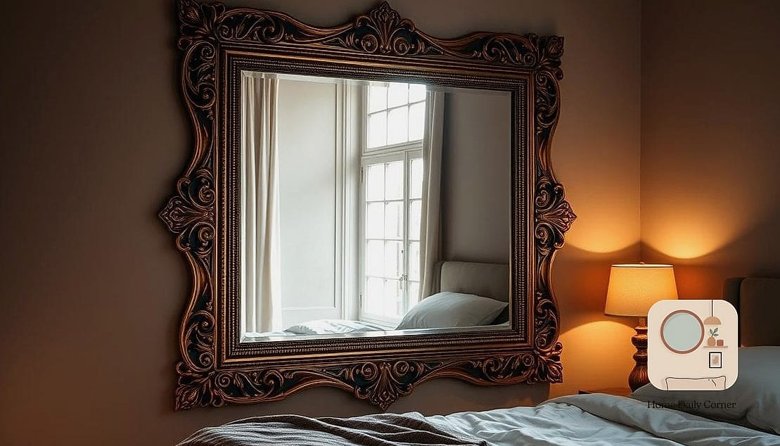 Add a Statement Mirror to Open Up the Space
