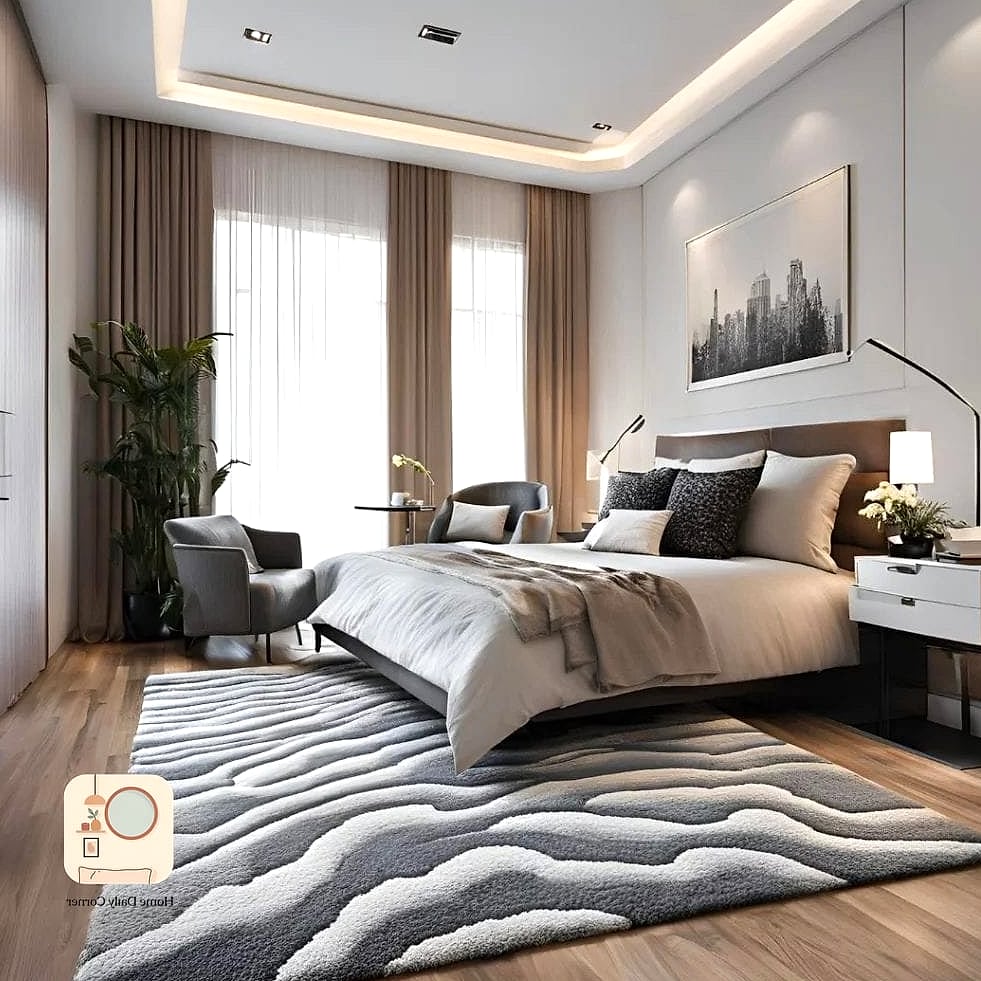 Add a Statement Rug to Define the Space