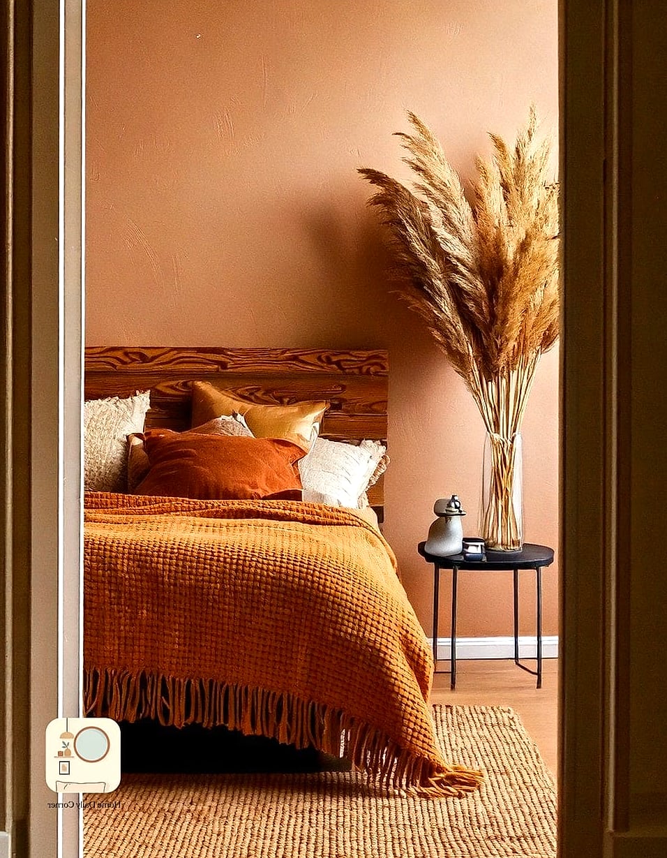 21 Warm Bedroom Ideas to Steal From Interior Designers 9 Add a Textured Headboard