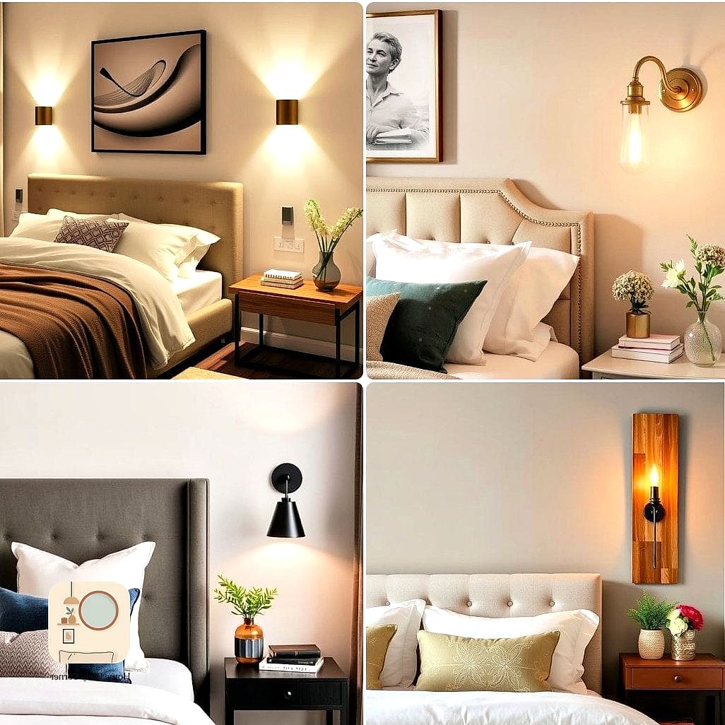 Add Wall Sconces to Free Up Nightstand Space