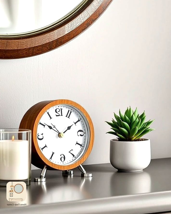 Antique Clock as a Centerpiece