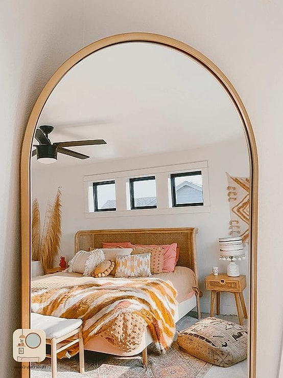 22 Bedroom Wall Decor Above Bed Designs You Need to See Right Now 9 Arched Wall Mirror