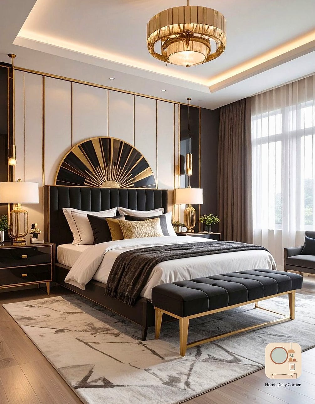 18 Bloxburg Bedroom Ideas Designs You Need to See Right Now 15 Art Deco Statement Bedroom