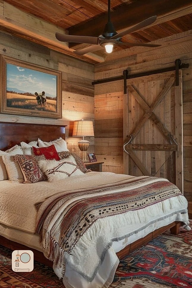 25 Western Bedroom Decor Looks We're Obsessed With This Year 21 Barn Door Closet Entrance