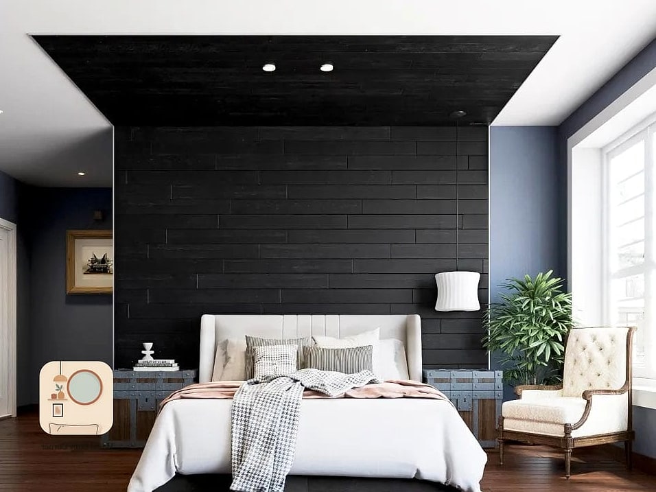 Black Shiplap or Board-and-Batten Walls
