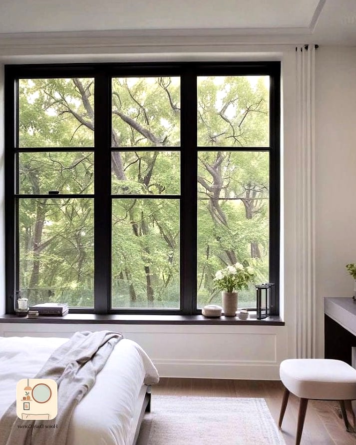 Black Window Trim and Molding