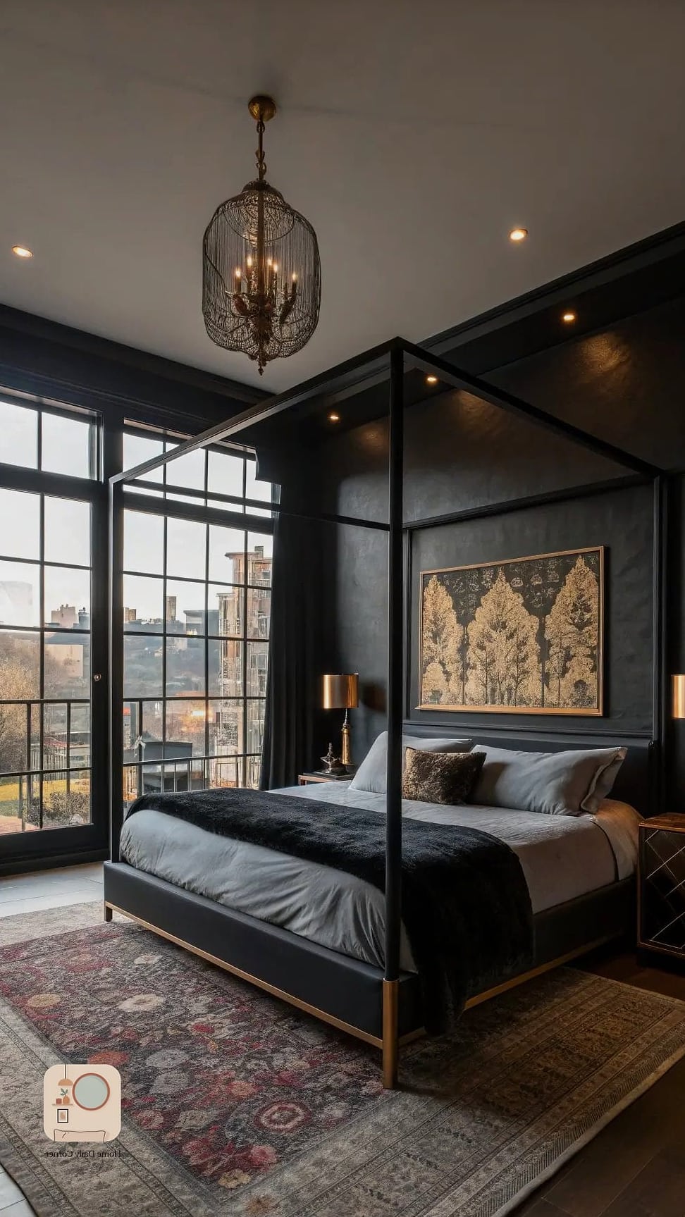 Black and Wood Combination