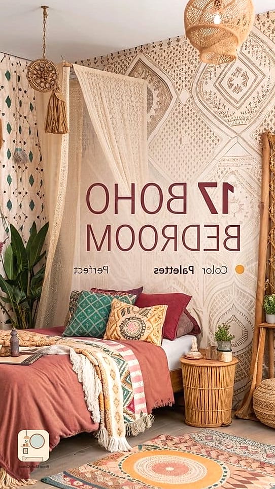 10 Bed Room Photos That Will Inspire Your Next Project 5 Boho Bedroom with Macrame and Greenery