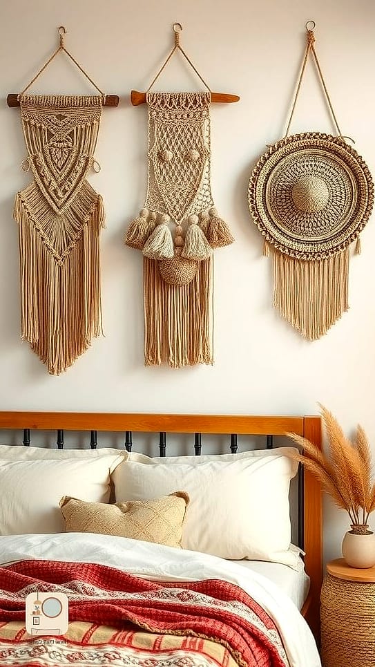 30 Cozy Bedroom Inspiration Boards You'll Want to Copy 5 Boho Macramé Wall