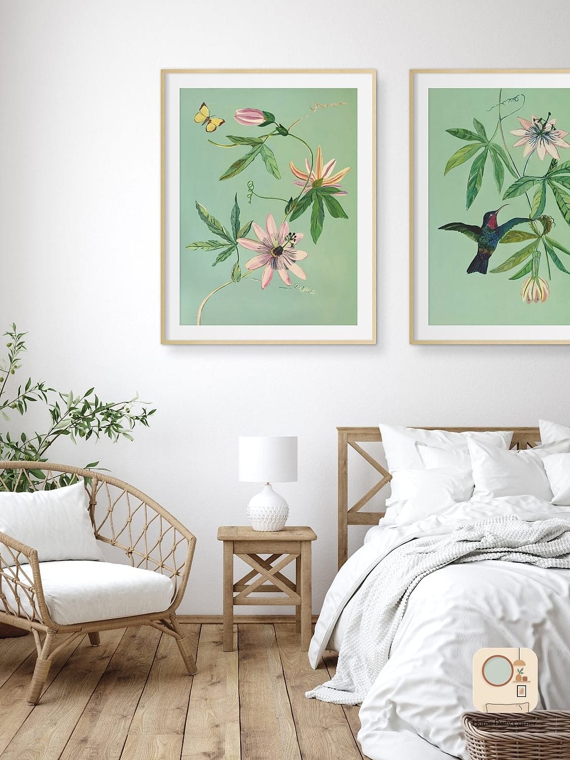 22 Bedroom Wall Decor Above Bed Designs You Need to See Right Now 10 Botanical Print Trio