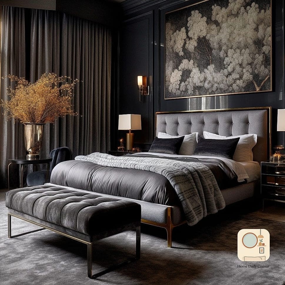18 Stunning Room Ideas Bedroom Ideas for Every Budget 13 A Boucle or Velvet Accent Chair