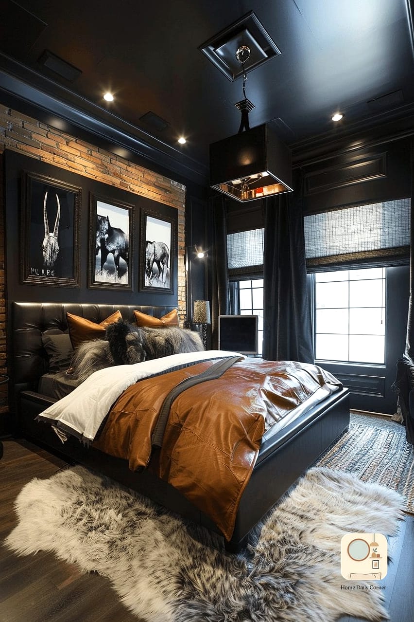 14 Mens Bedroom Decor Ideas to Upgrade Your Home This Weekend 5 Bring in Real or Faux Greenery