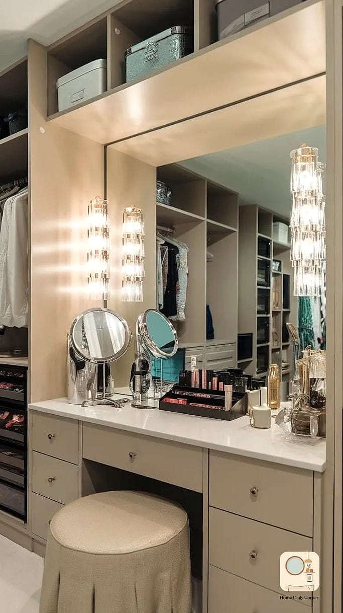 Built-In Closet Vanity