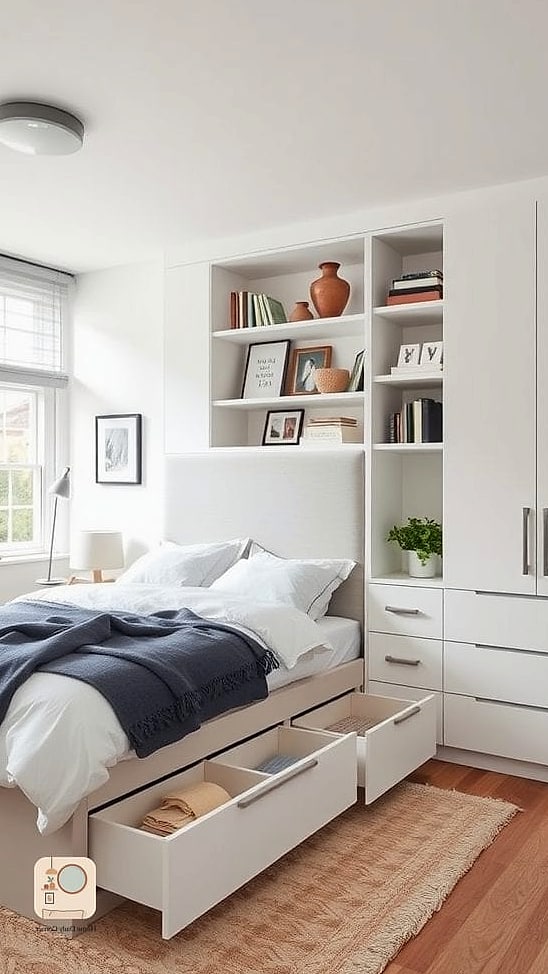 18 Stunning Room Ideas Bedroom Ideas for Every Budget 10 Built-In Storage for Small Bedrooms