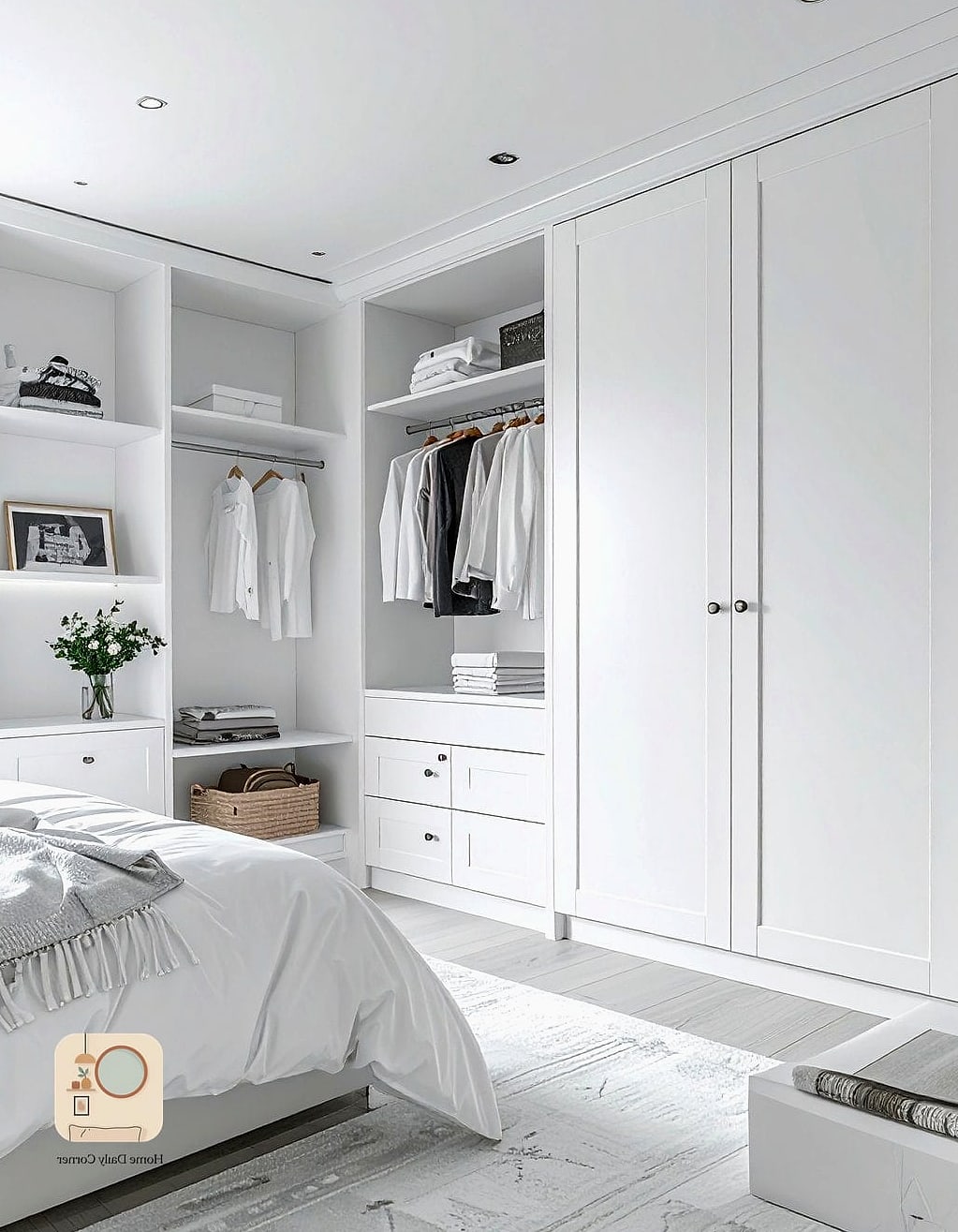 Built-In Storage That Blends Into the Walls