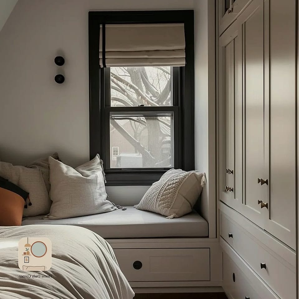 Built-In Window Seat with Storage