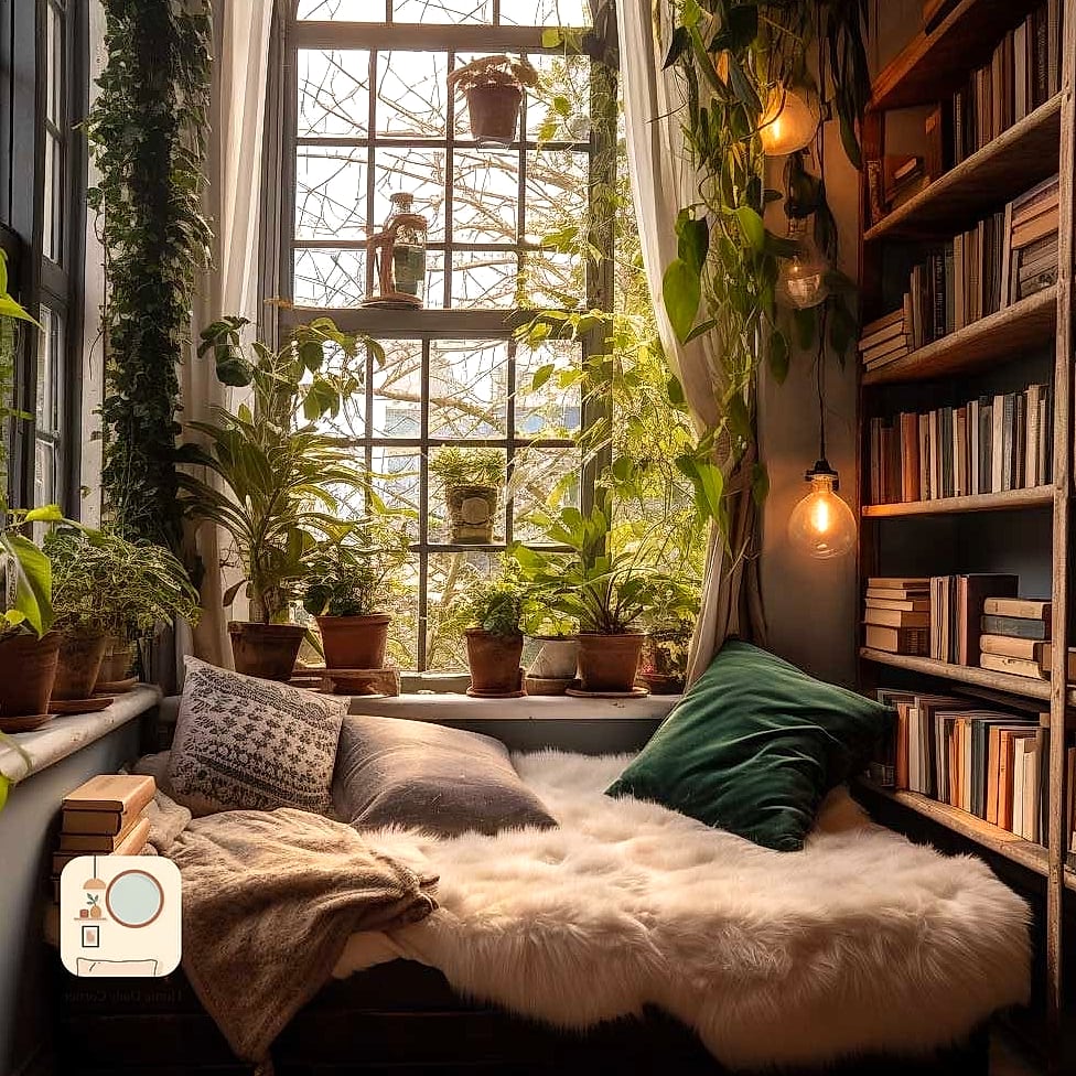 Built-In Window Seat with Hidden Storage