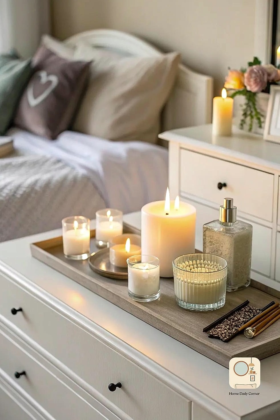 Candles in Varying Heights