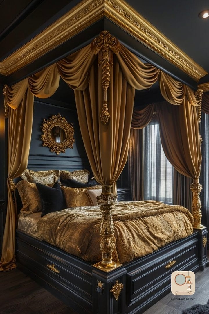 Canopy Bed Frame Without the Fabric