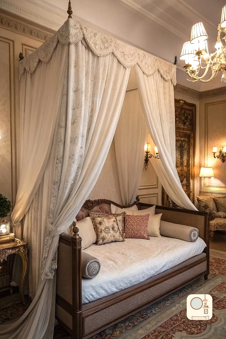 Canopy Day Bed for a Romantic Bedroom