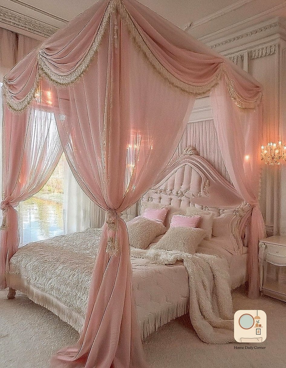 A Canopy or Draped Fabric