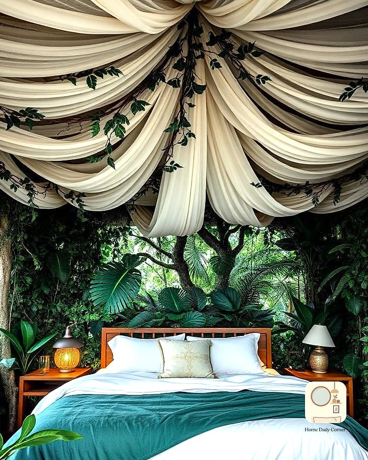 Ceiling Canopy Without the Four-Poster Bed
