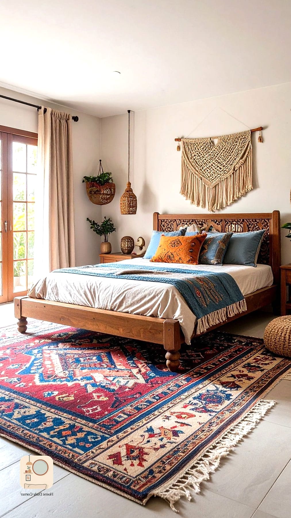 A Charpai-Inspired Daybed as Reading Nook