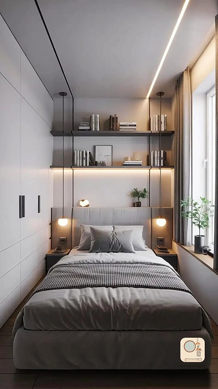 Choose a Slim Profile Headboard or Skip It Entirely
