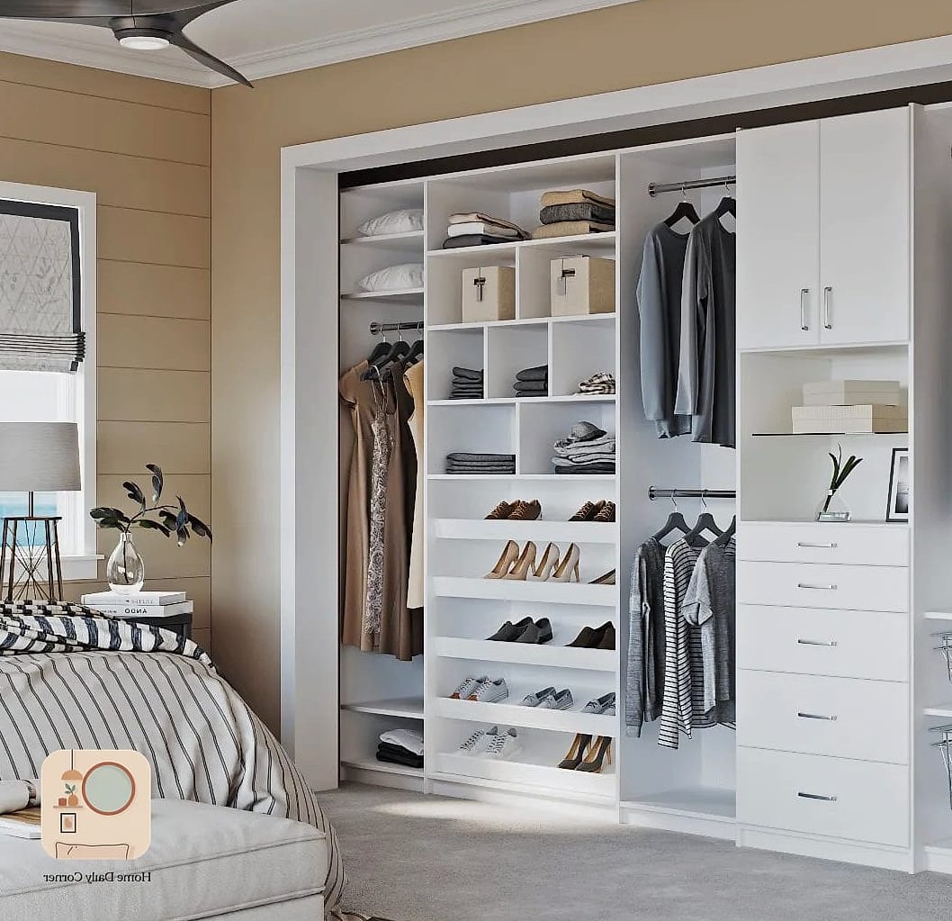 Closet Systems With Adjustable Shelving