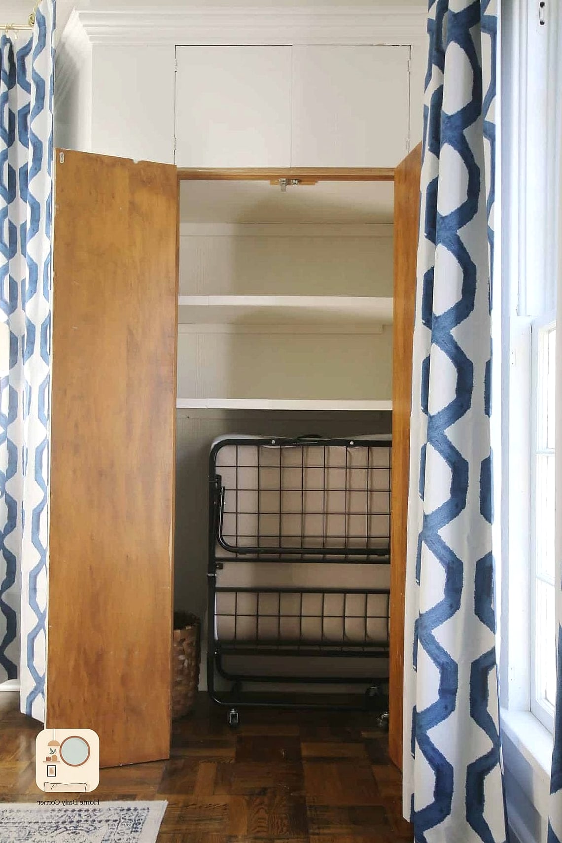 16 Guest Bedroom Decor Designs That Maximize Style and Function 8 Closet Turned Mini Guest Station
