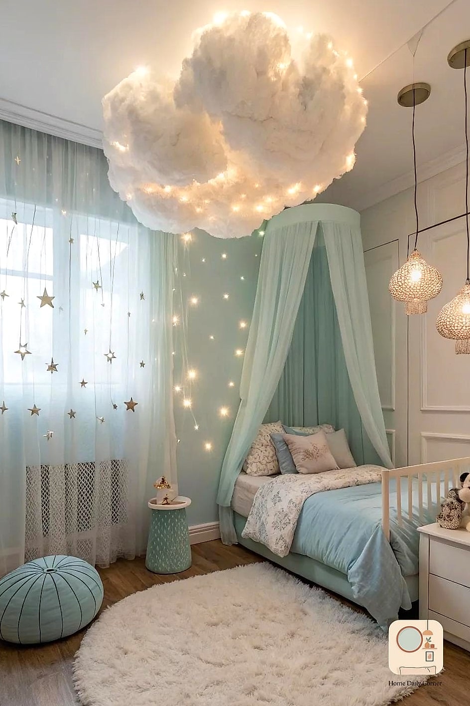 Cloud-Like White Bedding