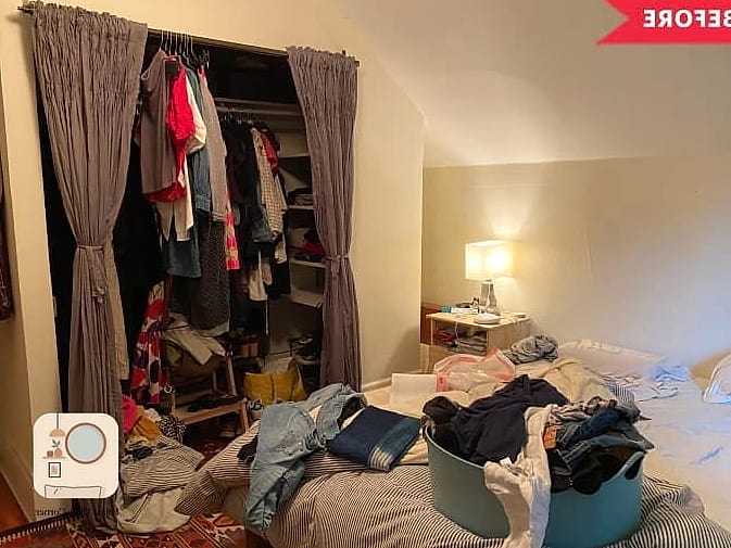 The Cluttered Closet Corner Redo