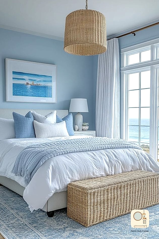 Coastal Blue and White