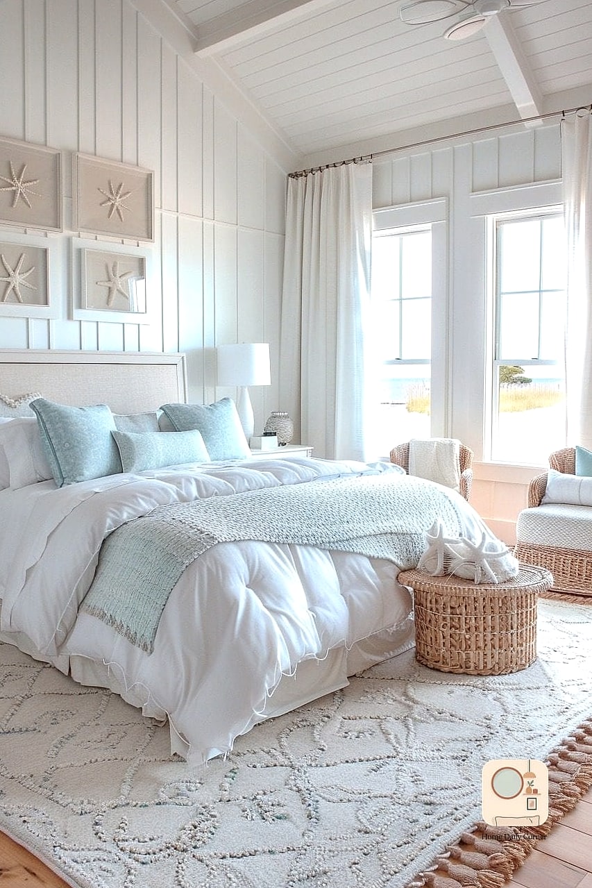 10 Small Master Bedrooms Decor Inspiration Boards You'll Want to Copy 4 The Coastal Cottage Board