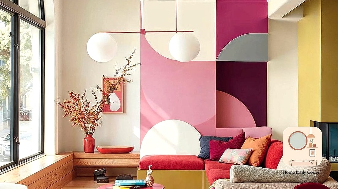 Color Blocking on Just One Wall Section