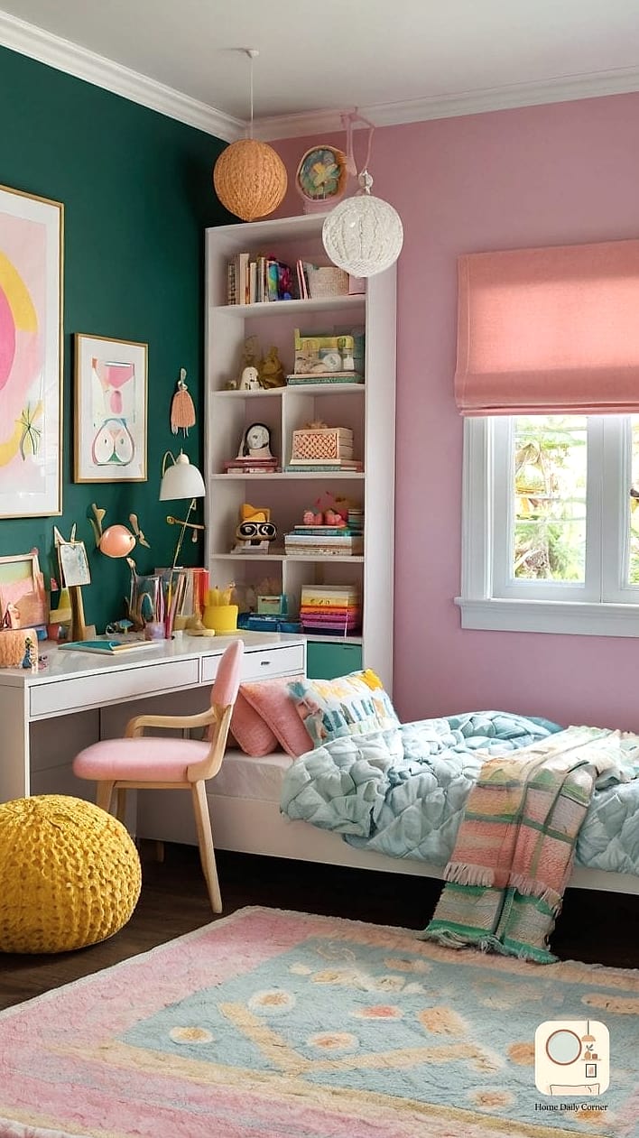 16 Kids Bedroom Decor Ideas From Homes We Absolutely Love 7 Color-Coded Storage Bins for Easy Cleanup