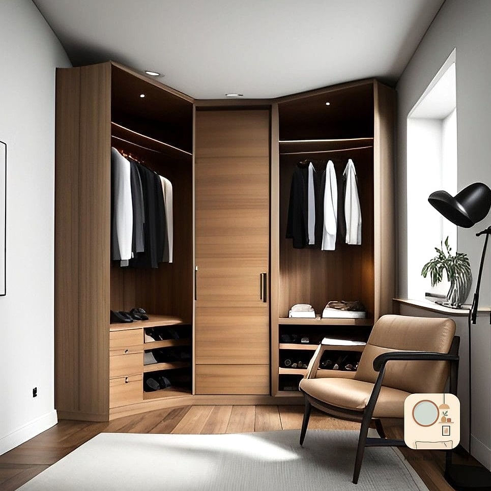 Compact Corner Wardrobes for Small Bedrooms