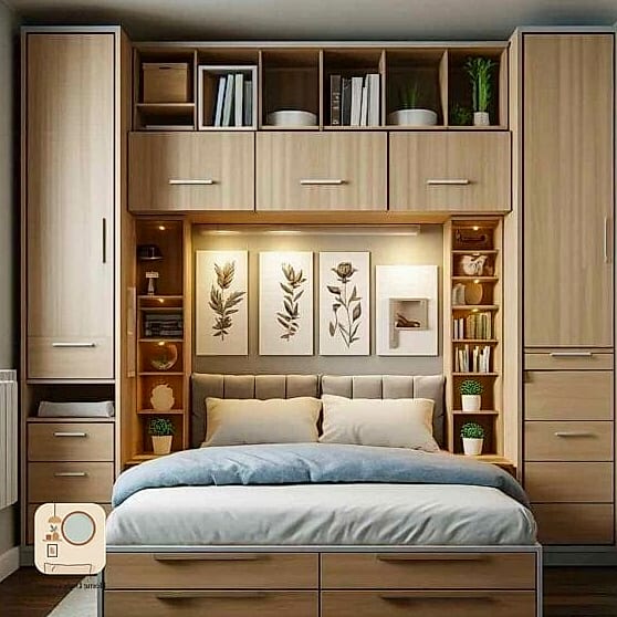 Compact Cupboard for Small Bedrooms