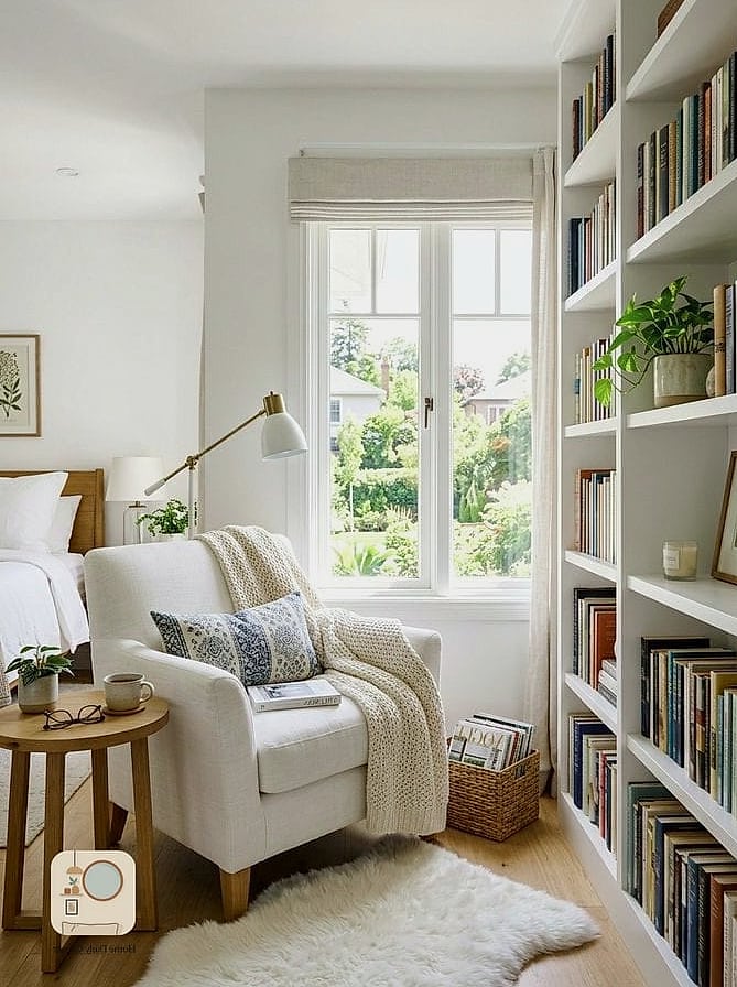 A Cozy Reading Nook in the Corner