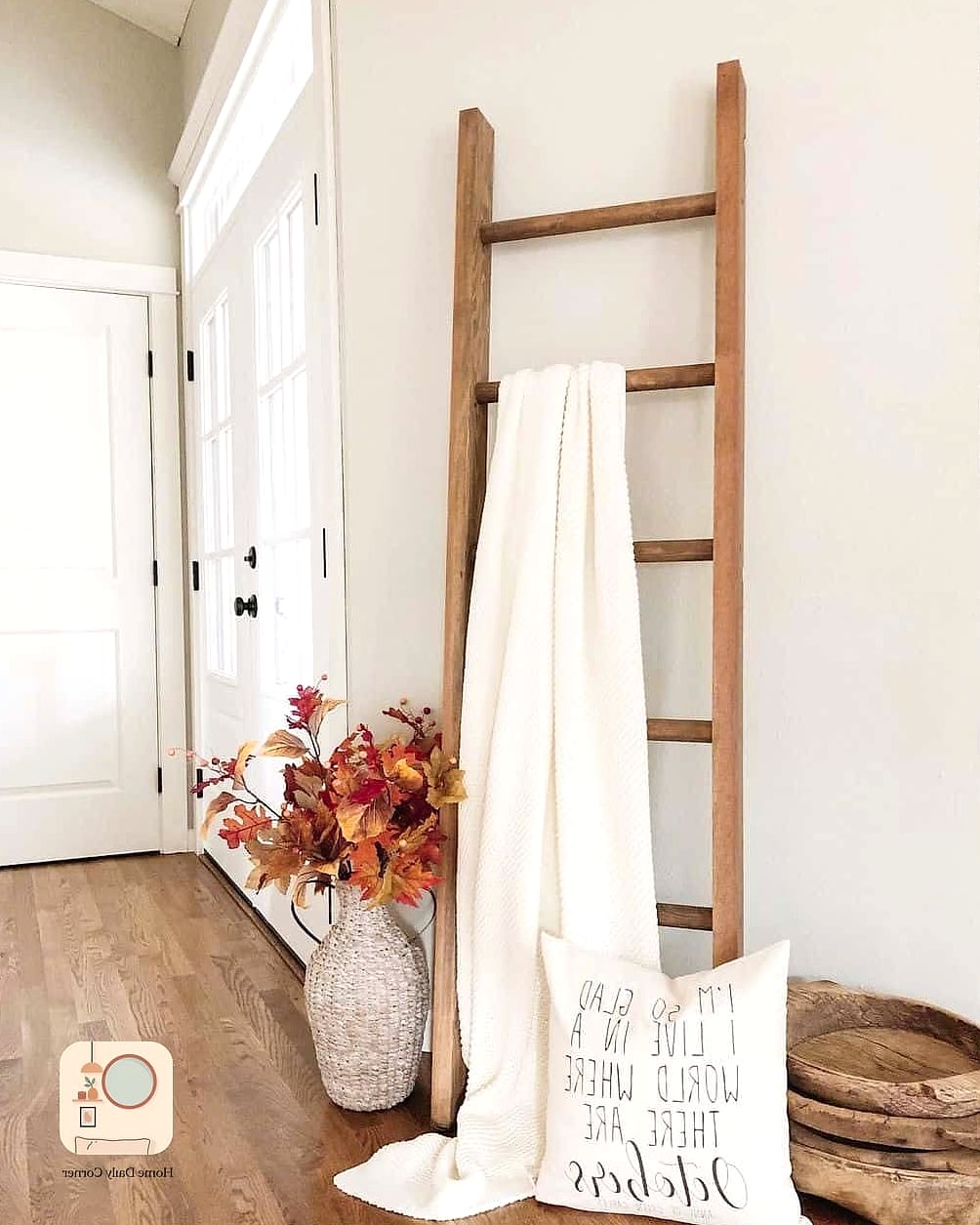 A Cozy Throw Blanket Ladder or Hook