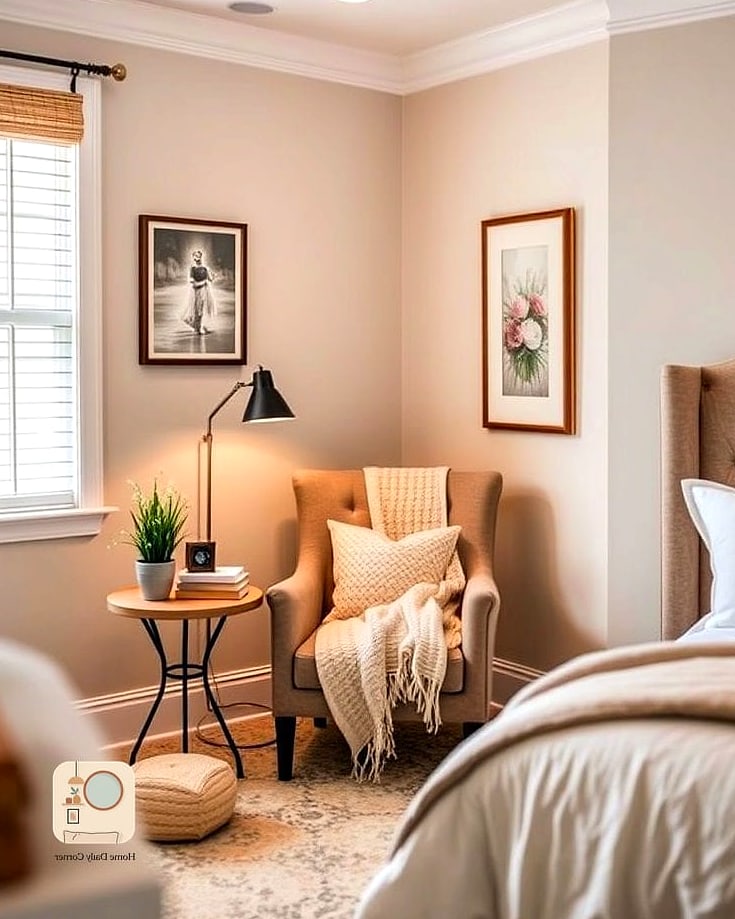 Creating a Reading Nook in an Unused Corner