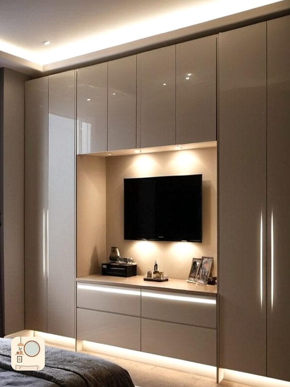 Cupboard with Built-In Lighting