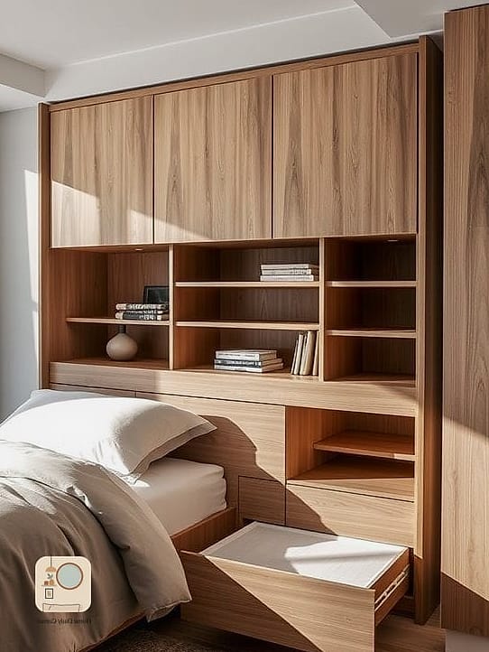 Cupboard with Hidden Storage Compartments