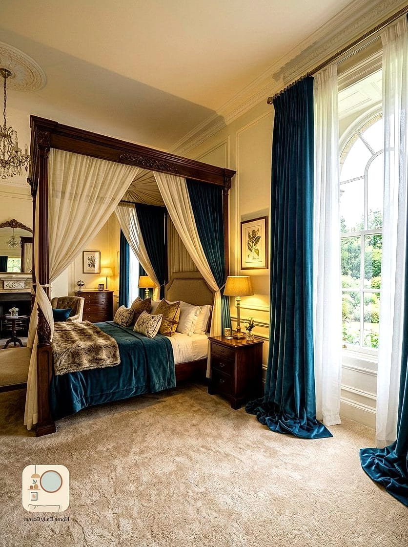 Curtains That Puddle Slightly on the Floor